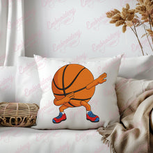 Funny Dabbing Basketball Embroidery Design