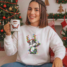 Christmas Reindeer Raccoon Embroidery Design