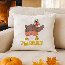 Twerky Funny Thanksgiving Turkey Embroidery Design