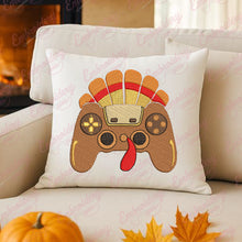 Thanksgiving Turkey Game Controller Embroidery Design