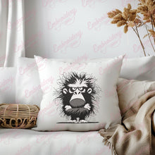 Grumpy Gorilla Embroidery Design