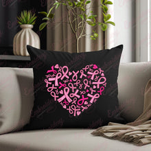 Breast Cancer Awareness Ribbons Heart Embroidery Design