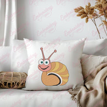 Cute And Funny Snail Embroidery Design