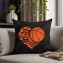 Basketball In The Heart Embroidery Design