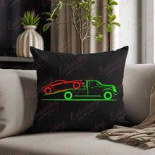 Towing Car Embroidery Design