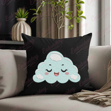 Smiling Pastel Cloud Character Embroidery Design