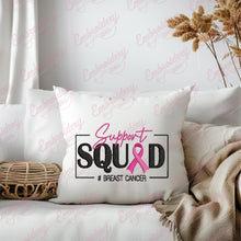 Support Squad Breast Cancer Awareness Embroidery Design
