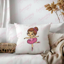 Beautiful Ballerina Dancing Embroidery Design