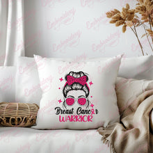 Breast Cancer Awareness Warrior Embroidery Design