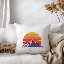 Mountain Adventure Logo Embroidery Design