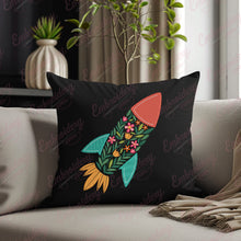 Floral Rocket Embroidery Design