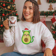 Christmas Kitty Avocato Embroidery Design