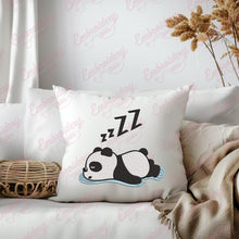 Sleeping Panda Embroidery Design