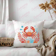 Cute Crab Motif Machine Embroidery Design