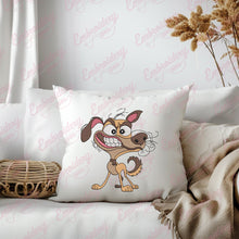 Crazy Dog Embroidery Design
