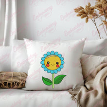 Happy Sunflower Embroidery Design
