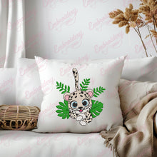 Cute Baby Leopard Embroidery Design