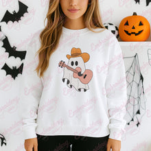 Halloween Ghost Cowboy With Guitar Embroidery Design