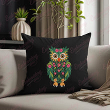 Beautiful Floral Owl Embroidery Design