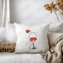 Wine Lover Embroidery Design