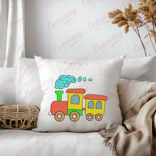 Toy Train Embroidery Design For Kids