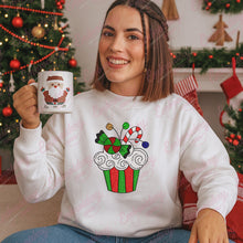 Christmas Cupcake Embroidery Design