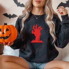 Zombie Hand Halloween Embroidery Design