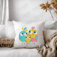 Funny Birds Machine Embroidery Design