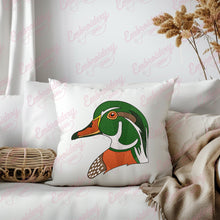 Wood Duck Head Embroidery Design