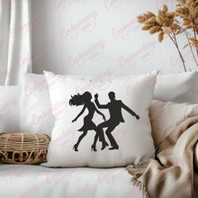 Dance Couple Embroidery Design