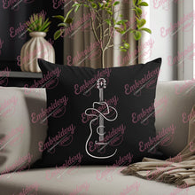 Country Music Guitar Linart Embroidery Design