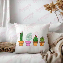Indoor Gardening Plants Embroidery Design