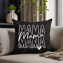 Mama Typography Heart Embroidery Design