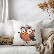 Grumpy Crazy Chicken Bird Embroidery Design