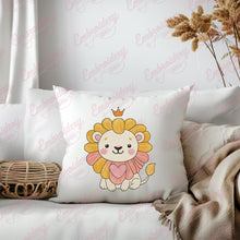 Cute Lion Machine Embroidery Design
