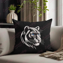 Enigmatic White Panther Embroidery Design
