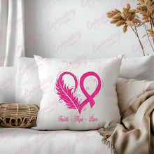 Faith Hope Love Breast Cancer Embroidery File