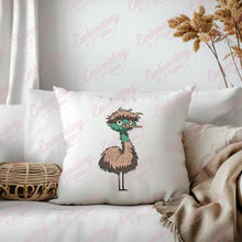 Cute Ostrich Bird Embroidery Design