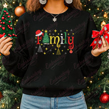 Family Christmas Spirit Embroidery Design