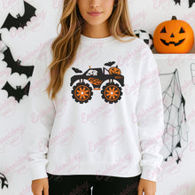 Halloween Monster Truck Embroidery Design