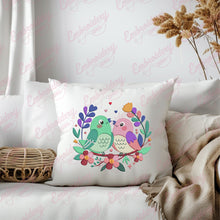 Love Birds Embroidery Design