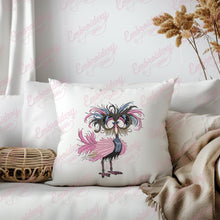 Crazy Bird Embroidery Design
