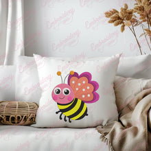 Funny Bee Embroidery Design