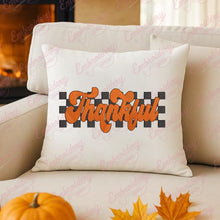 Retro Thankful Thanksgiving Embroidery Design