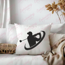 Swing Golf Logo Embroidery Design