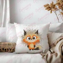 Funny Cat Embroidery Design