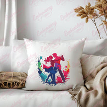 Dancing Couple Embroidery Design
