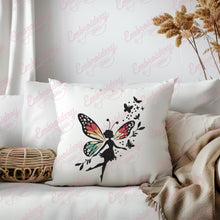 Angel Butterfly Embroidery Design