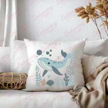 Dreamy Whale Machine Embroidery Design