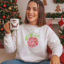 Merry Christmas Ball Embroidery Design